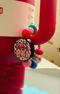 Image 5 of “Boss Babe” tumbler handle charm