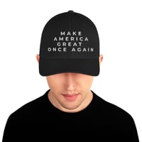 Image 17 of Make America Great Once Again - Trump Vance - Flex Fit Structured Twill Cap