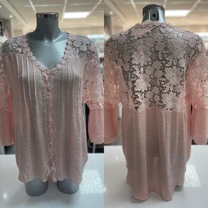 Image of Detailed Lace Blouse