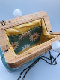 Image 2 of Mint Daisy Clutch