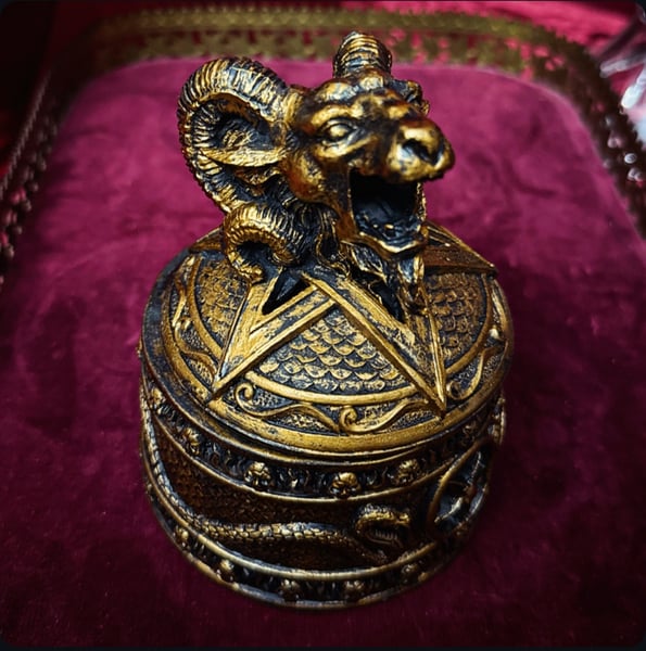 Image of Baphomet Incense Burner