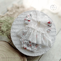 Image 3 of Photoshoot newborn body-dress - Ava - floral