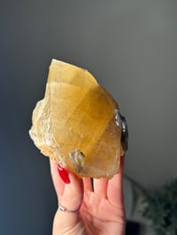 Image 2 of XL SELF STANDING DOUBLE CALCITE POINT -MOROCCO- C