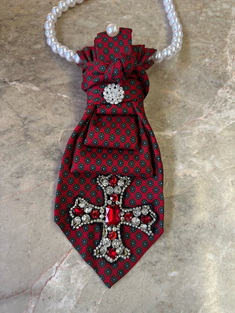 Image of RED Cross custom Tie