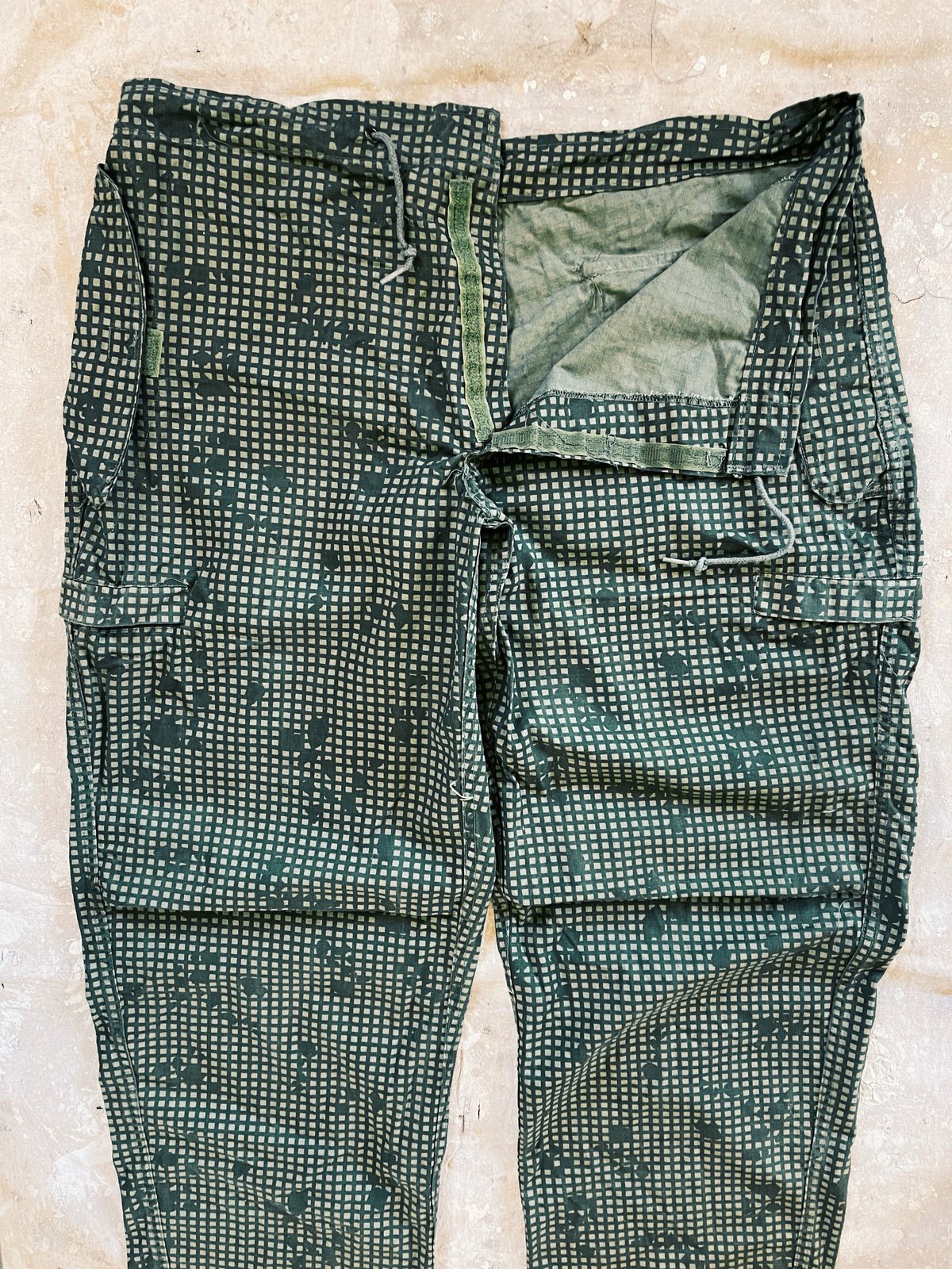 CAMO HQ - American Desert Night Camouflage Pattern (DNCP) CAMO unisex  wide-leg pants