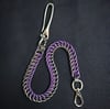 Purple Anodized Titanium Wallet Chain