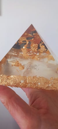 Image 2 of 💥 Géométrie Sacrée: Pyramide énergétique Unique au Nbre D'OR CRISTAL de Vogel 