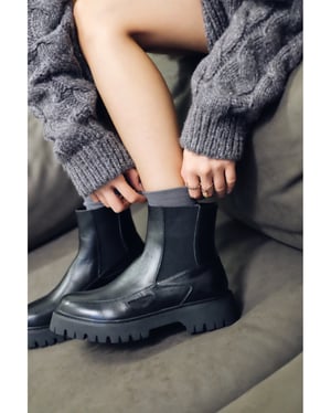 CLAF LEATHER BLACK RAZER BOOT (UNISEX)