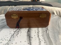 Image 2 of THRASHER INDY WOOD COINS CIGAR BOX 