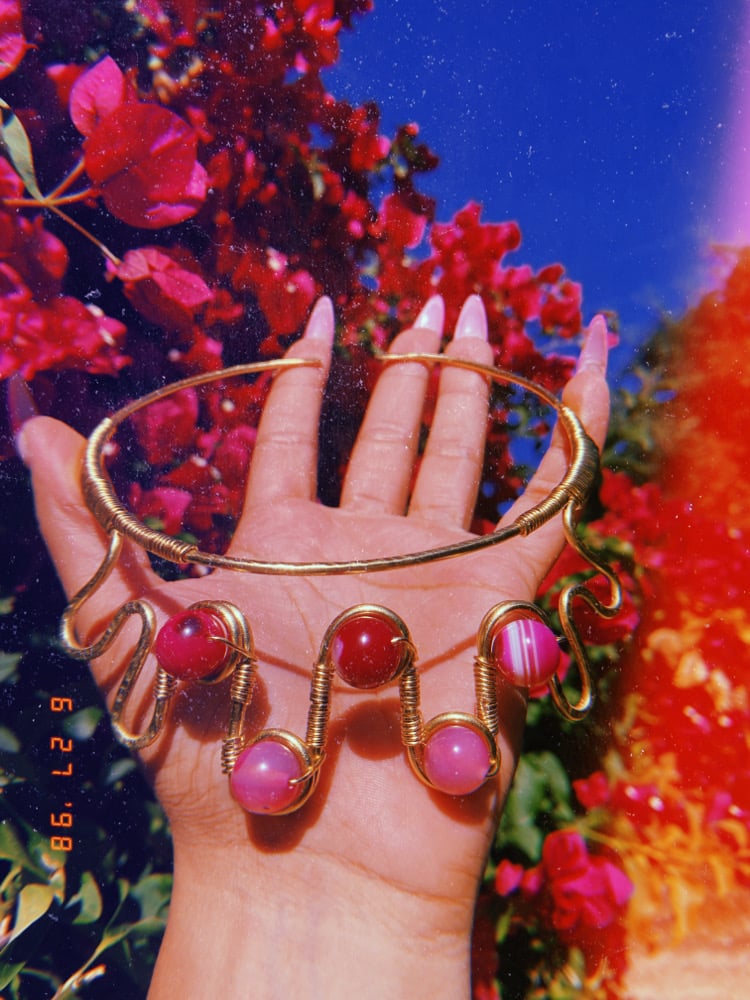 Image of Customizable Coral Neck Cuff Pre-Order 