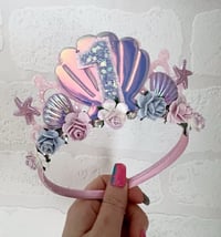 Image 4 of Baby Pink Princess Mermaid Tiara