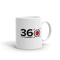 White glossy 360 Film Co. mug