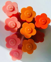 Image 1 of FLOWER SCENTED PILLAR CANDLES - SMALL $15 | LARGE $25