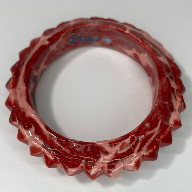 Studded Meat Bracelet B - 6.75 in Inner Circumference