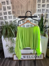 Image 1 of Future Colletive long sleeve green top 