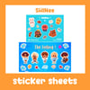 [STICKER SHEET] misc. sticker sheets - SHINee 