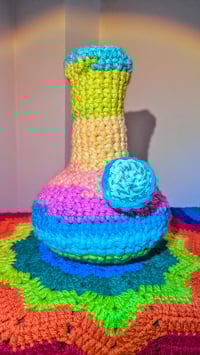 Image 3 of Pastel Rainbow Jumbo Bong Plush