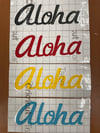 Aloha Vinyl Sticker