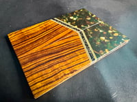 Image 3 of Baltic Amber & Desert Ironwood Segmented Knife Scales