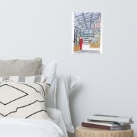 Image 2 of Iceland Skates- Poster Print