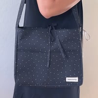 Image 4 of Black Polka Dot Crossbody Bag
