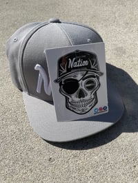 Image 3 of Only One Nation Skull sticker 
