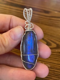 Image 1 of Gray Labradorite Pendant 