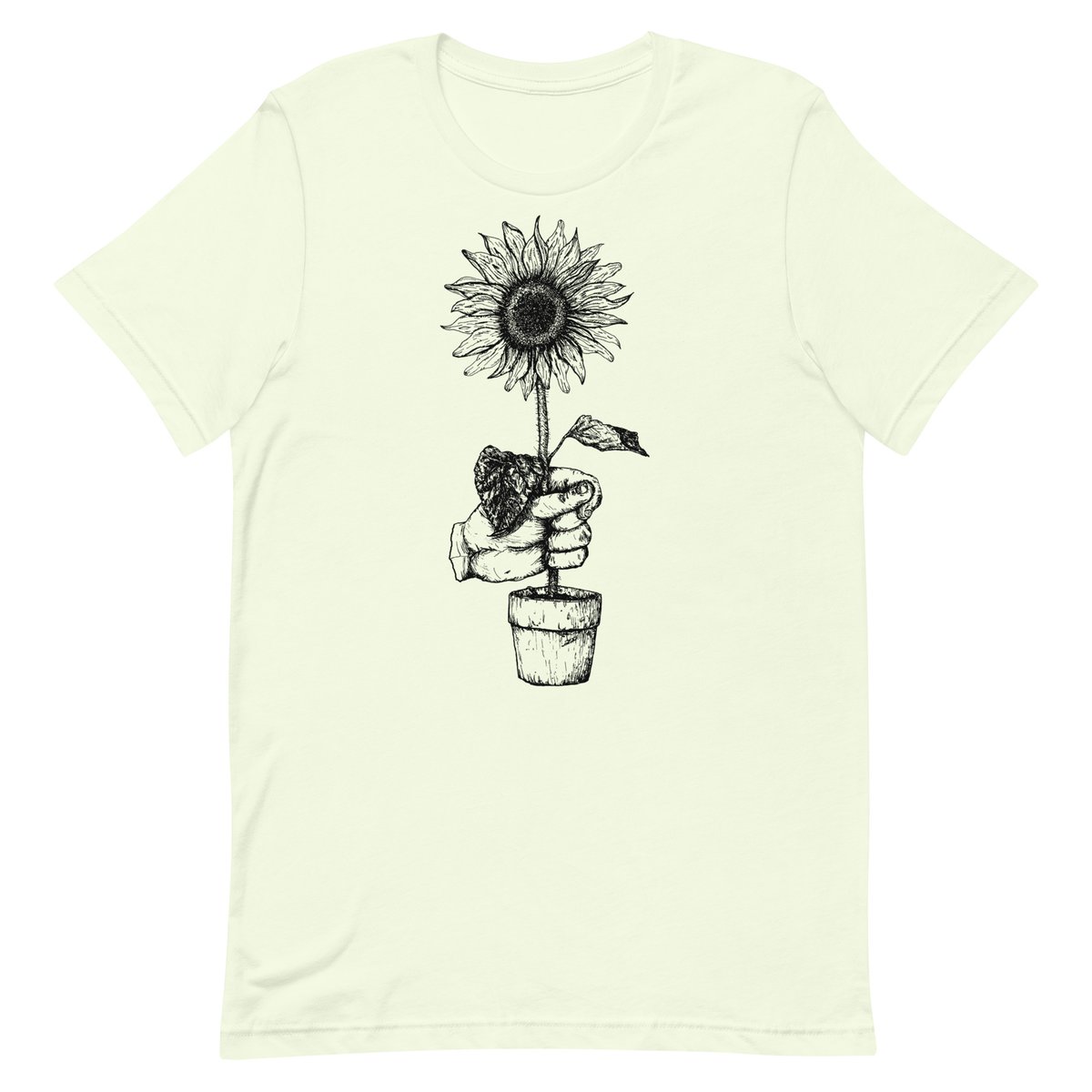 Image of Happy Flower Premium Tee (4 Colors) Black Print