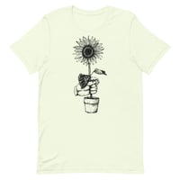 Image 3 of Happy Flower Premium Tee (4 Colors) Black Print