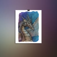 Image 3 of Rock Dragon Print (color)