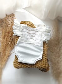 Image 1 of Baby girl bodysuit for photoshoot - Casey - 0-3 months