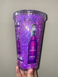 Image 1 of purple cruiser 16oz acrylic snowglobe 