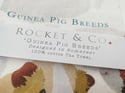 Rocket & Co. - Guinea Pig Breeds tea towel 