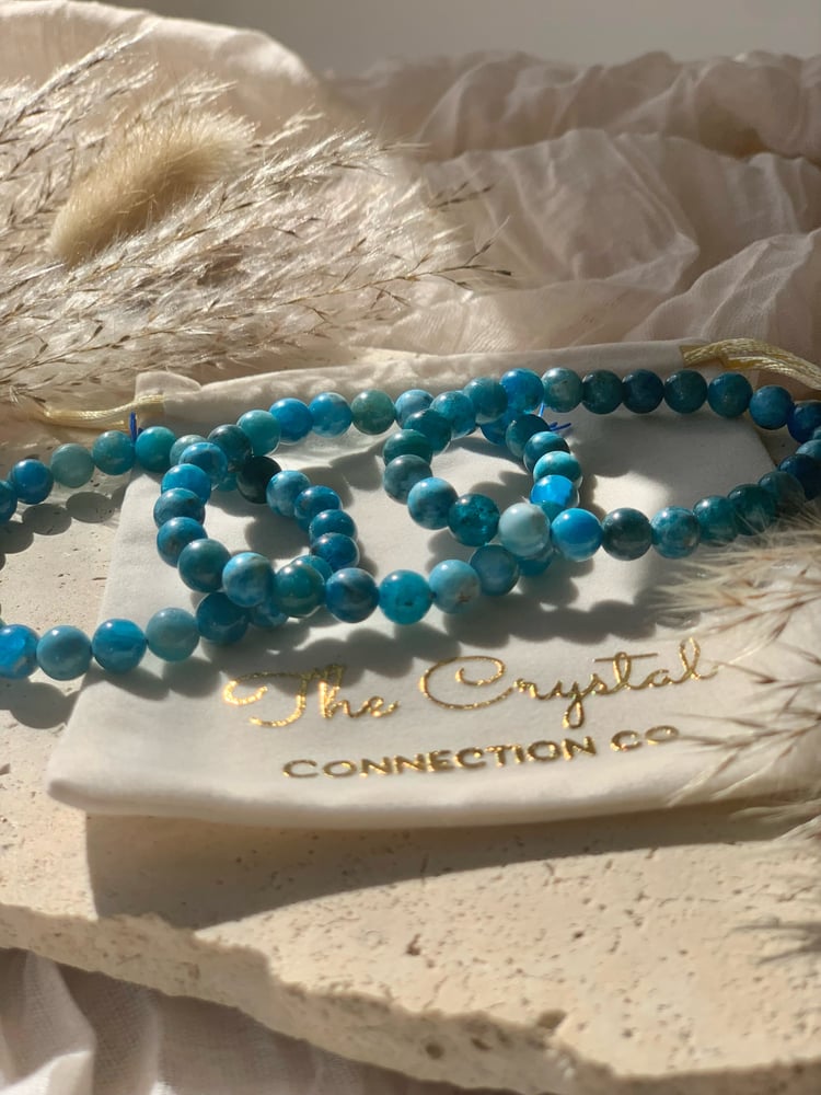 Image of Blue Apatite bracelets