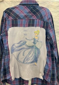 Image 1 of Children’s Vintage Blue/Pink Cotton Shirt Cinderella