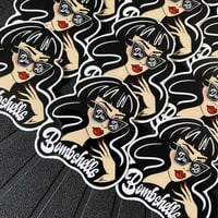 Deadly Bombshells Babe- Laminated Sticker