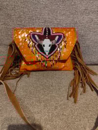 Image 11 of Barca Bag Burnt orange -cross body/waist /shoulder/clutch
