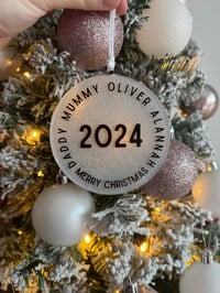 Image 1 of CUSTOM GLITTER BAUBLE