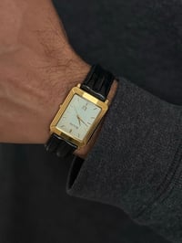 Image 7 of Classic BULOVA Black Leather Men’s / Unisex Watch 