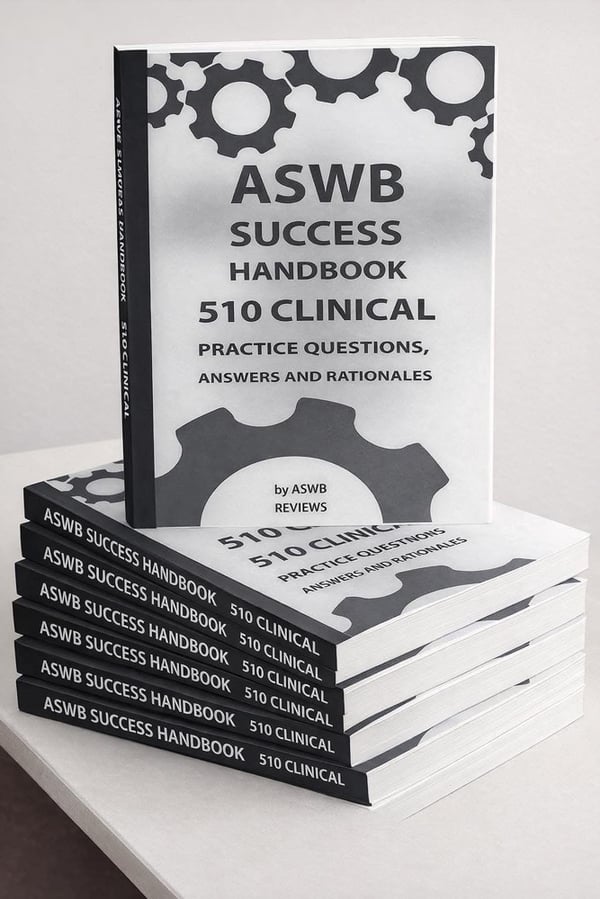 Image of ASWB SUCCESS HANDBOOK - CLINICAL PRACTICE TESTS. 
