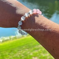 Image 2 of Rose Quartz & Moonstone Bracelet  (Just 3 left!)