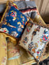 blue Pinup Girl with tiger print Cushion cover Image 9