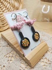 Image 2 of Shrimp Fried Rice Earrings