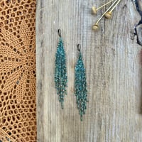 Image 2 of Meadow fringe - Turquoise