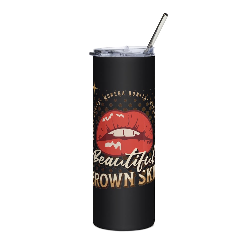 Image of Beautiful Brown Skin - Stainless Steel Tumbler