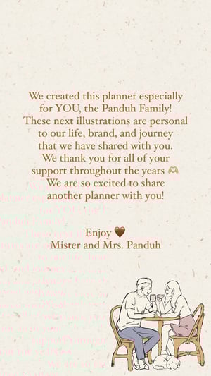 Image of Undated Panduh Planner