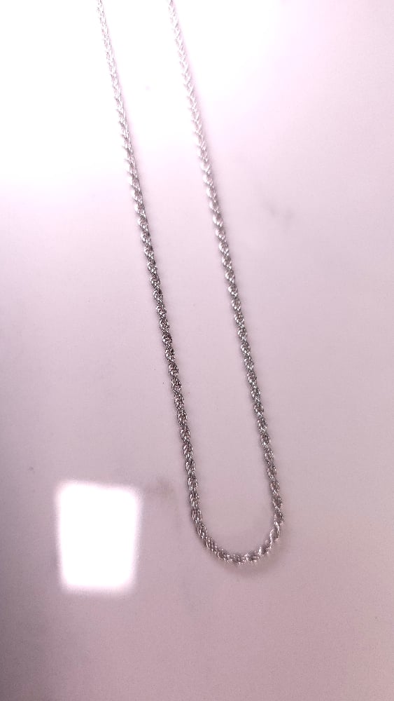 Image of Braid Rope Chain Necklace 