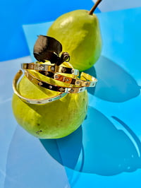 Image 4 of GEM SET BANGLES - ADJUSTABLE 