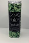 Cannabis Frosted Glass 20oz Tumbler 