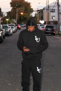 Image 1 of Black "LU" sweatsuit 